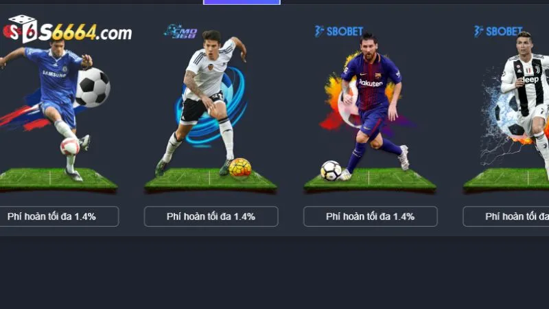 3 sảnh Thể thao S666 sở hữu kèo cược đa dạng nhất