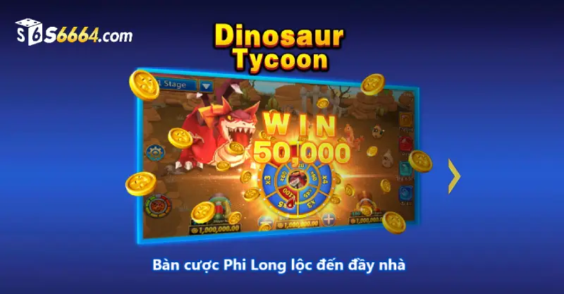 Bắn cá khủng long là game chơi nổi tiếng