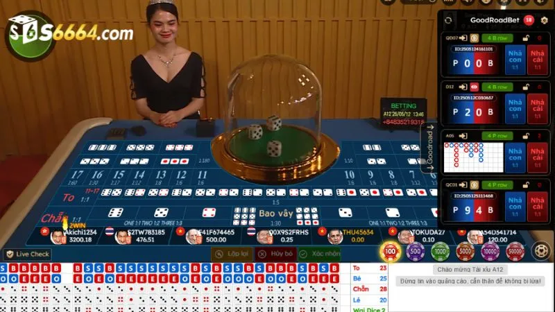 Game Tài xỉu trong Sòng bài S666