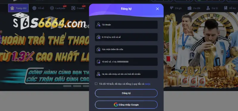 Quy định về tài khoản S666 rõ ràng