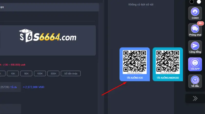 Tải app S666 cho iOS